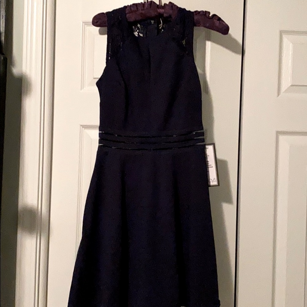 Navy blue party dress